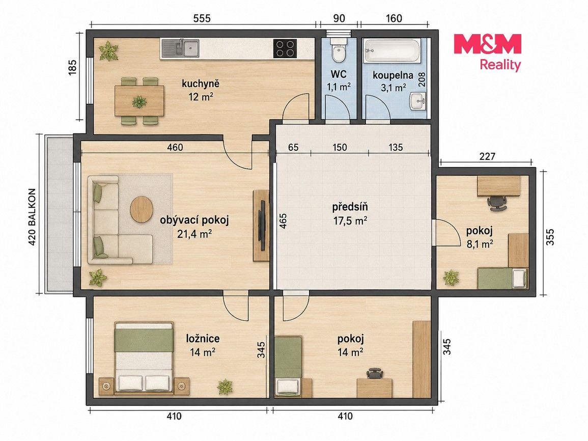 Prodej bytu 4+1 92 m² - foto 20