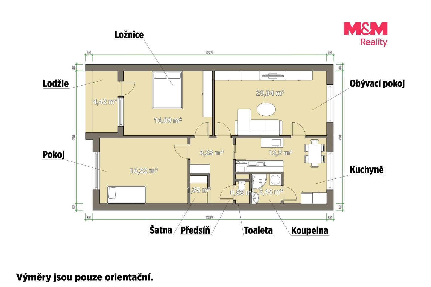 Prodej bytu 3+1 82 m² - foto 4