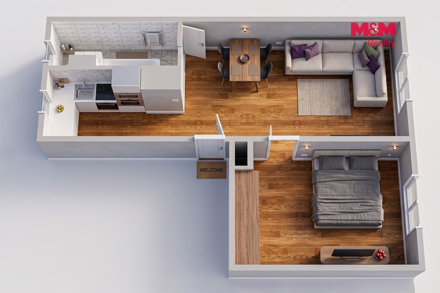 Prodej bytu 2+kk 52 m² - foto 8