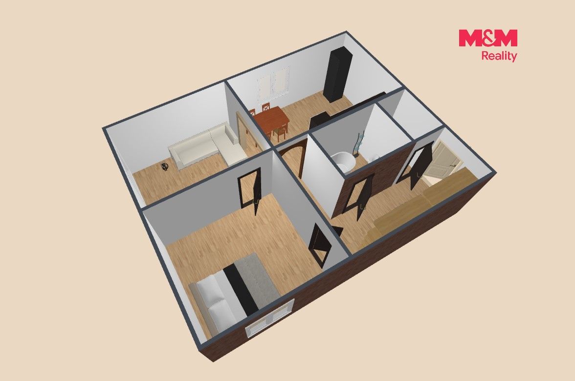 Pronájem bytu 2+1 57 m² - foto 6