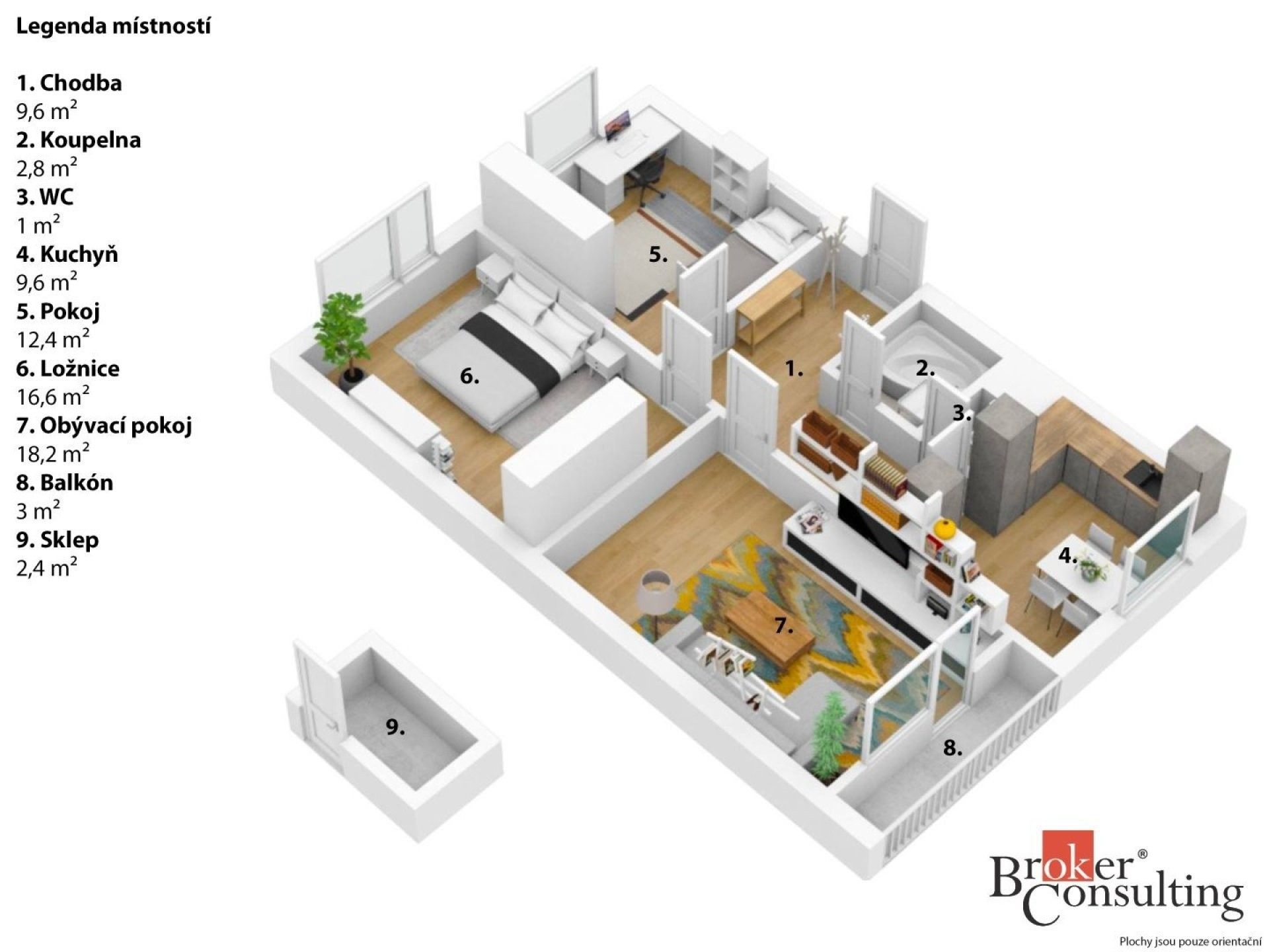 Prodej bytu 3+1 70 m² - foto 13