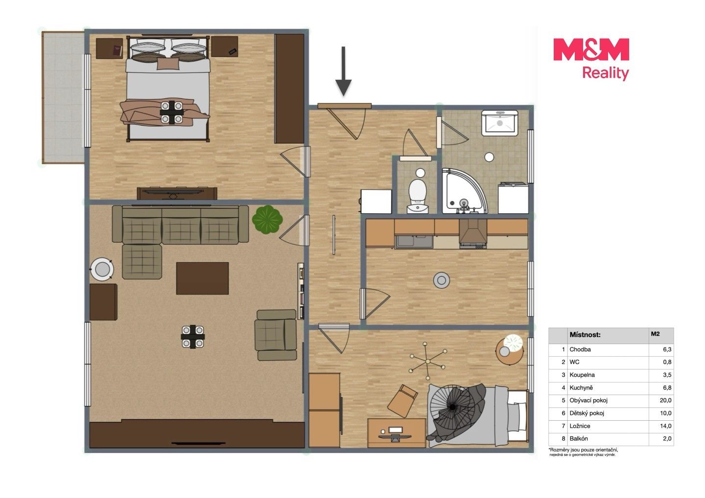 Prodej bytu 3+1 63 m² - foto 15
