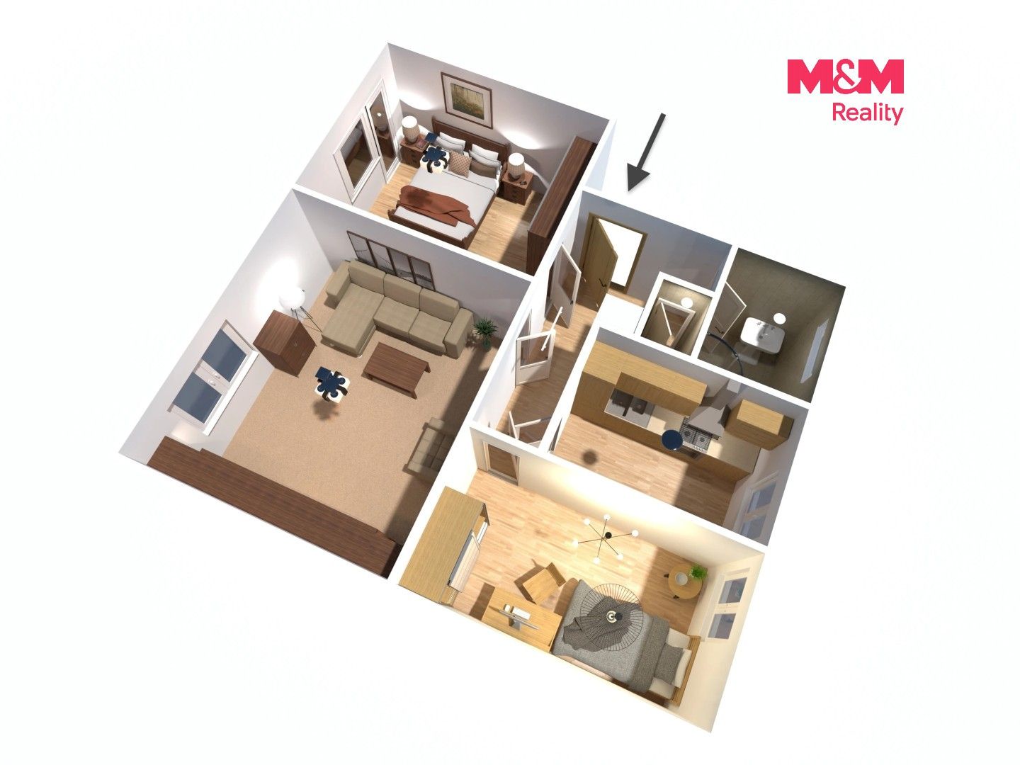 Prodej bytu 3+1 63 m² - foto 14