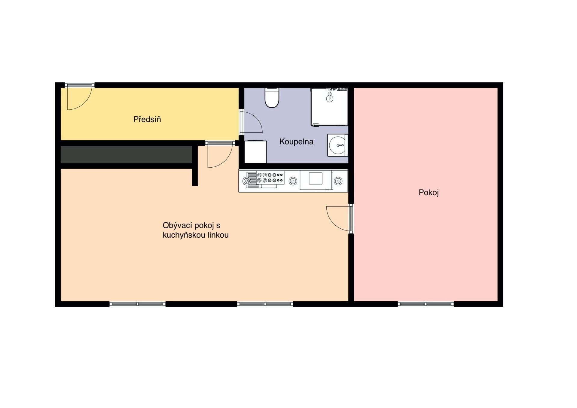Pronájem bytu 2+kk 71 m² - foto 2