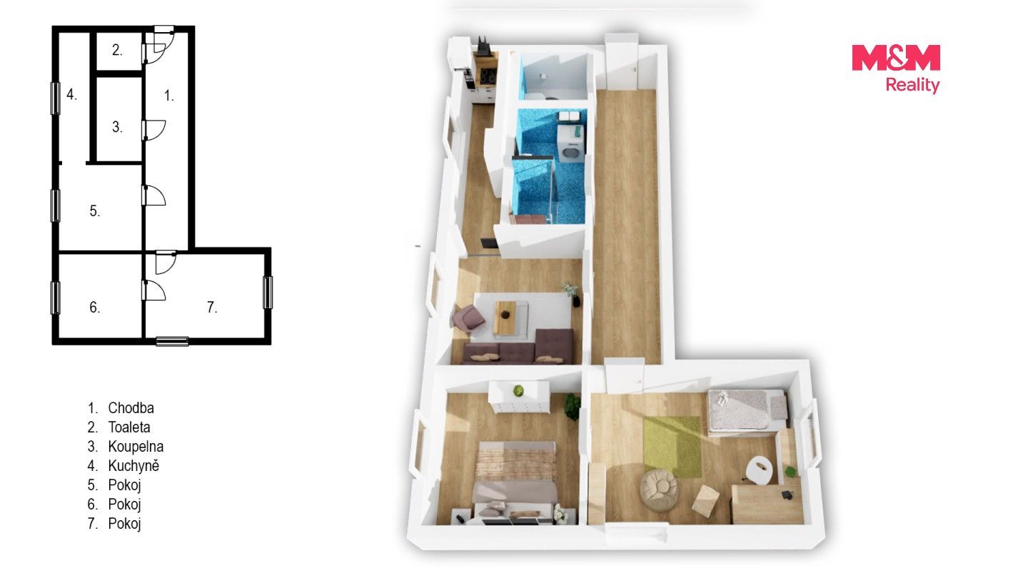 Prodej bytu 3+1 70 m² - foto 19