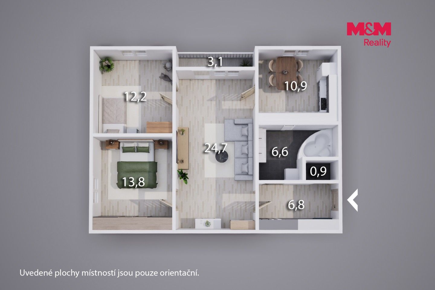 Prodej bytu 3+1 78 m² - foto 17