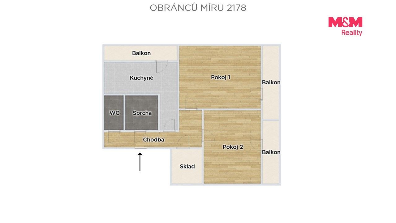 Prodej bytu 2+1 53 m² - foto 6