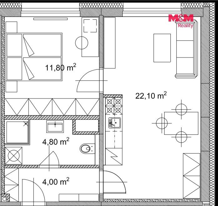 Prodej bytu 2+kk 46 m² - foto 21