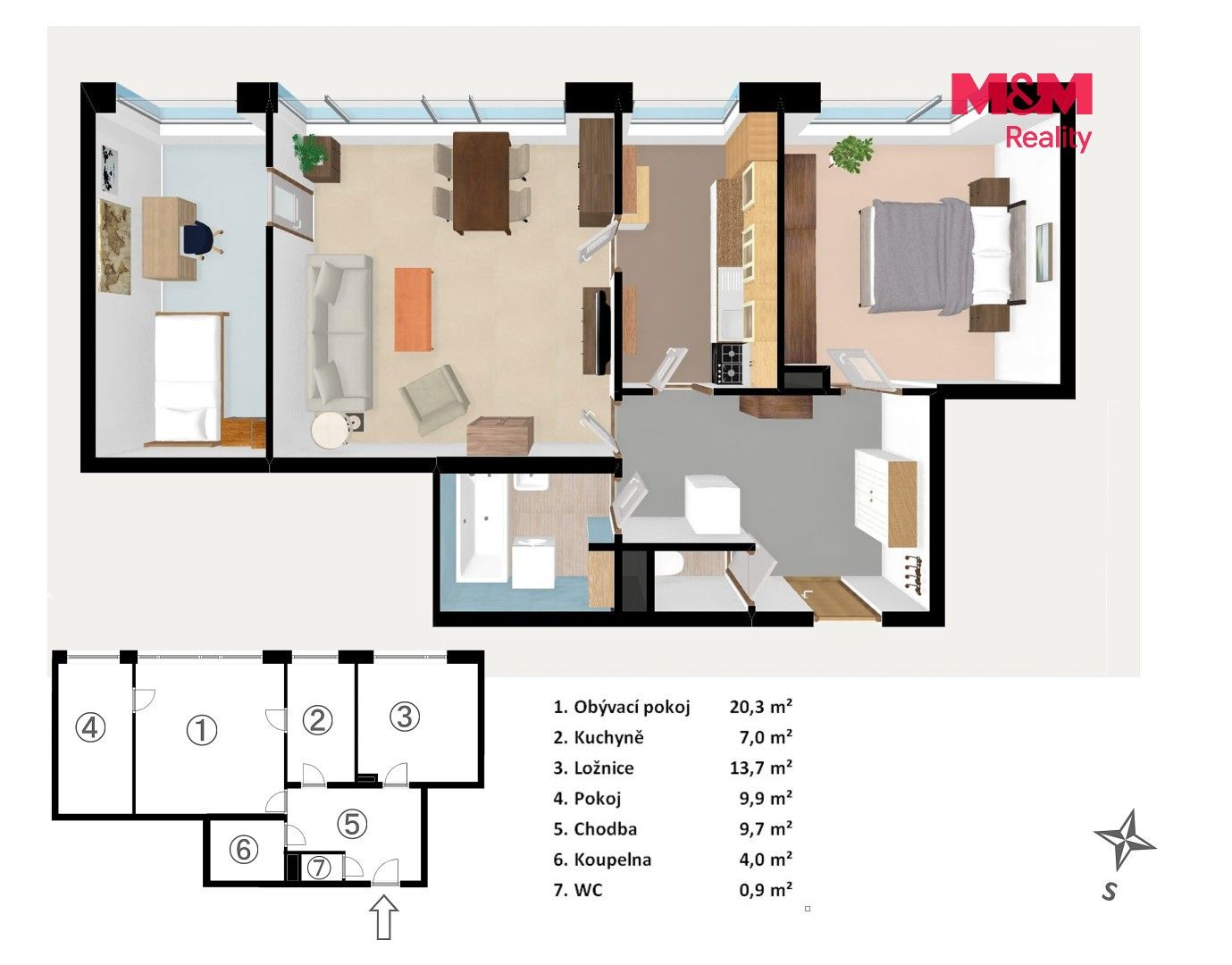 Prodej bytu 3+1 65 m² - foto 15