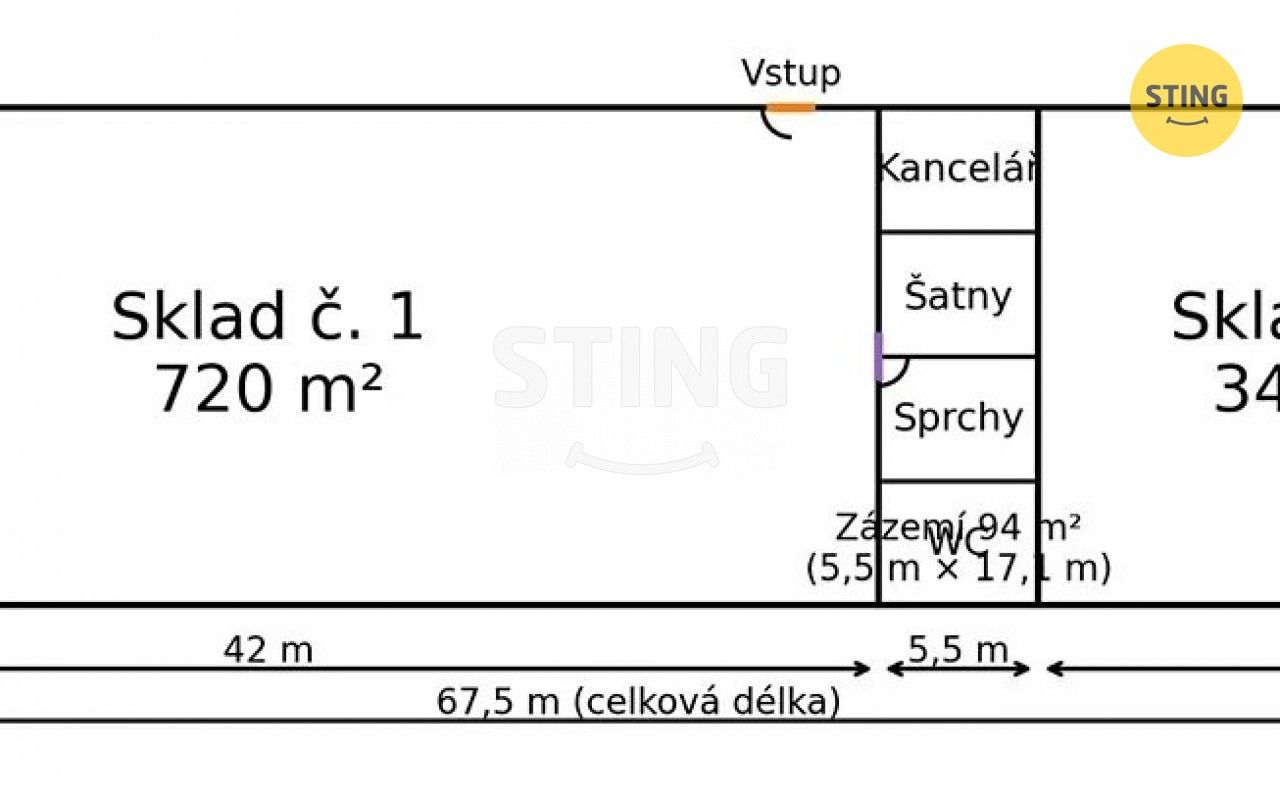 Pronájem komerčního prostoru 1156 m² - foto 4