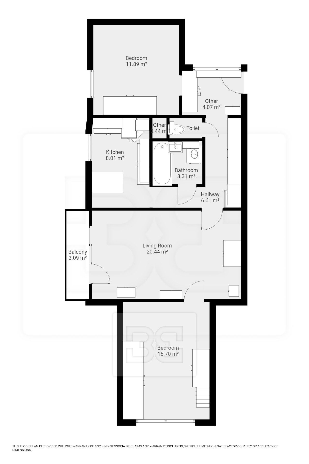 Pronájem bytu 3+1 72 m² - foto 14