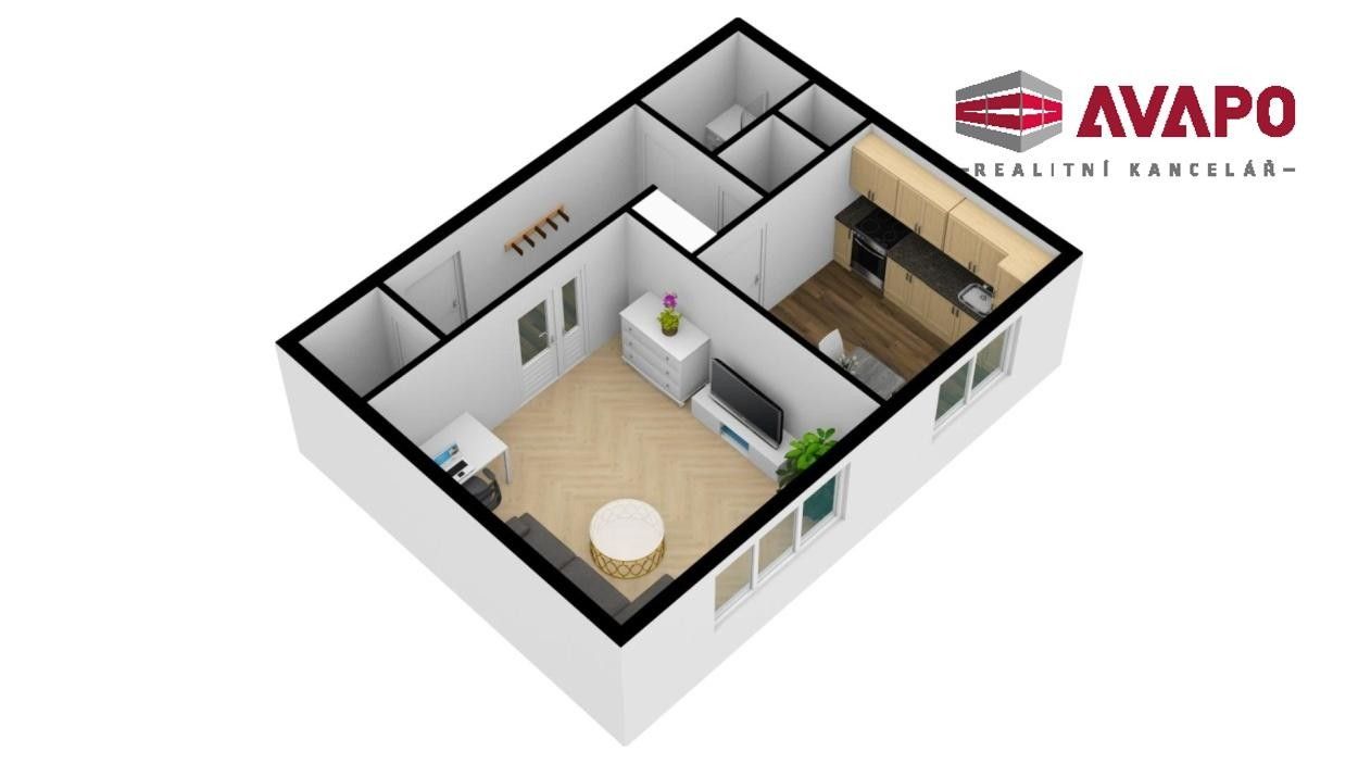 Pronájem bytu 1+1 38 m² - foto 11