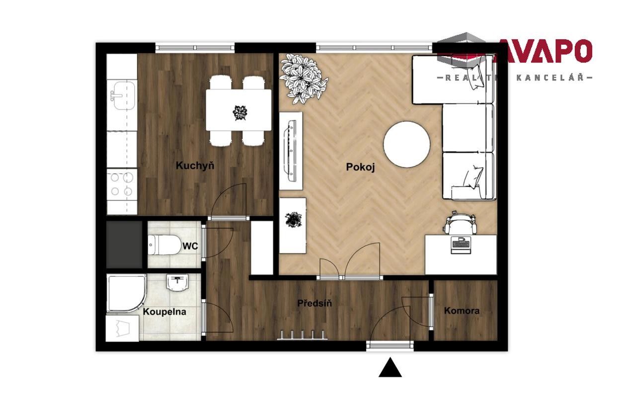 Pronájem bytu 1+1 38 m² - foto 10