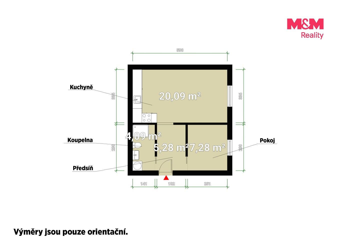 Pronájem bytu 2+kk 37 m² - foto 12