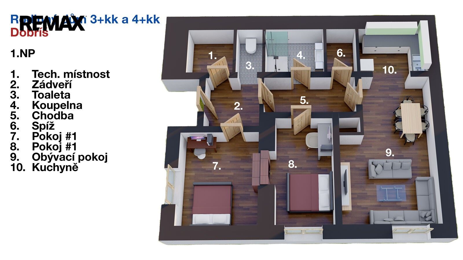 Pronájem bytu 3+kk 63 m² - foto 3