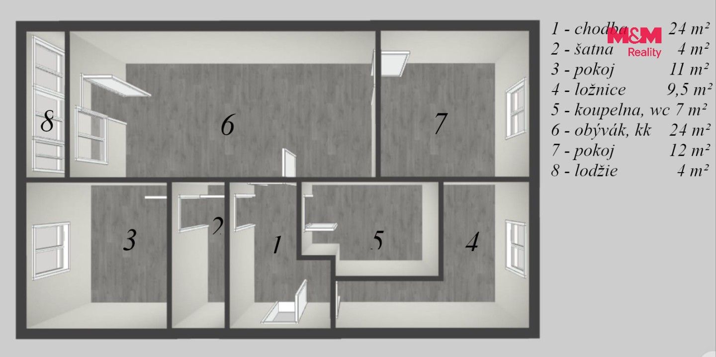 Prodej bytu 4+kk 78 m² - foto 20