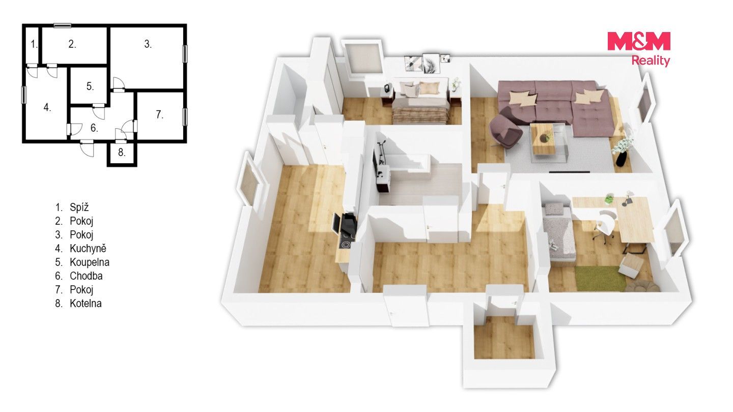 Prodej bytu 3+1 72 m² - foto 7