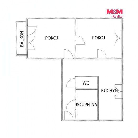 Prodej bytu 2+1 53 m² - foto 13