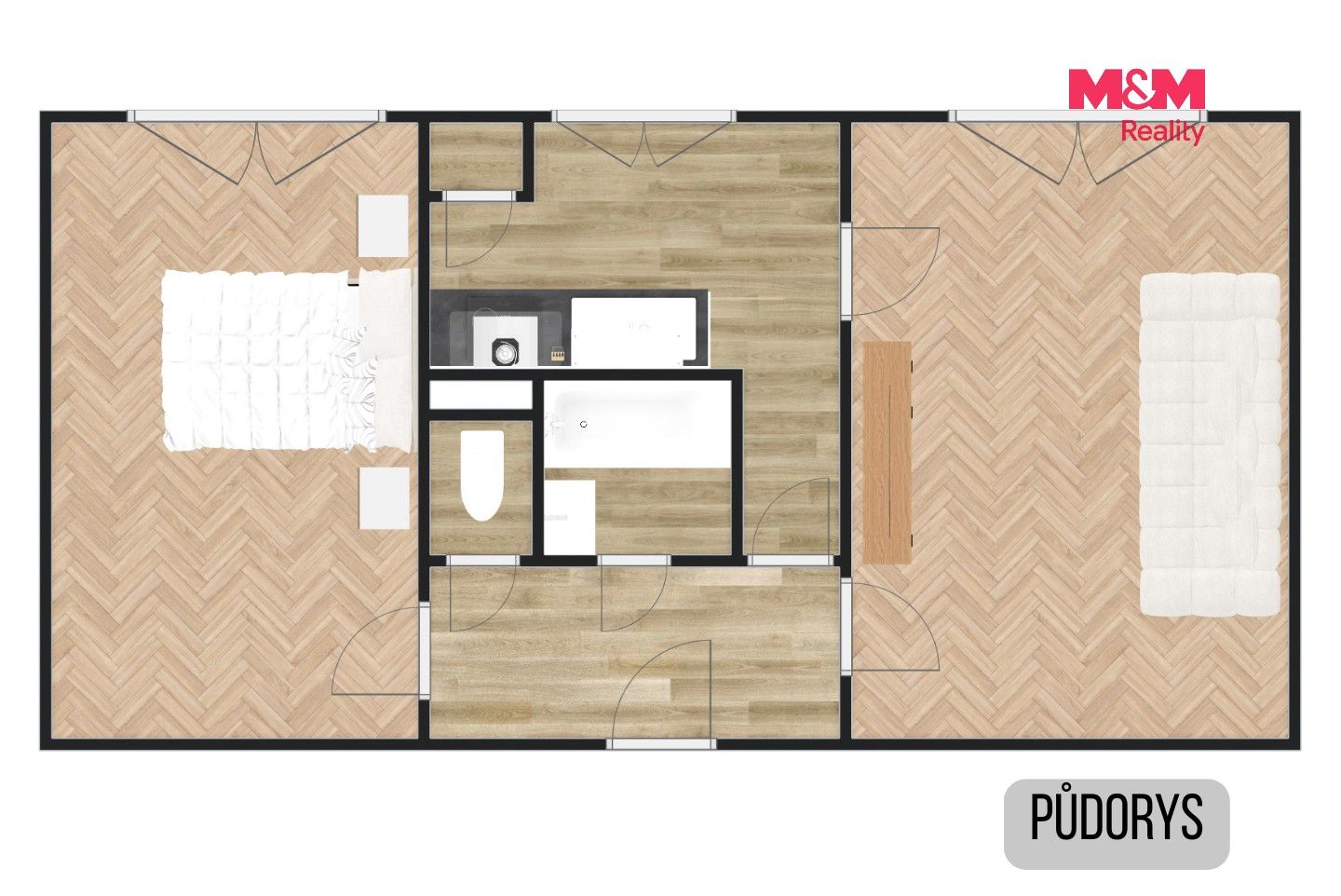Prodej bytu 2+1 50 m² - foto 13