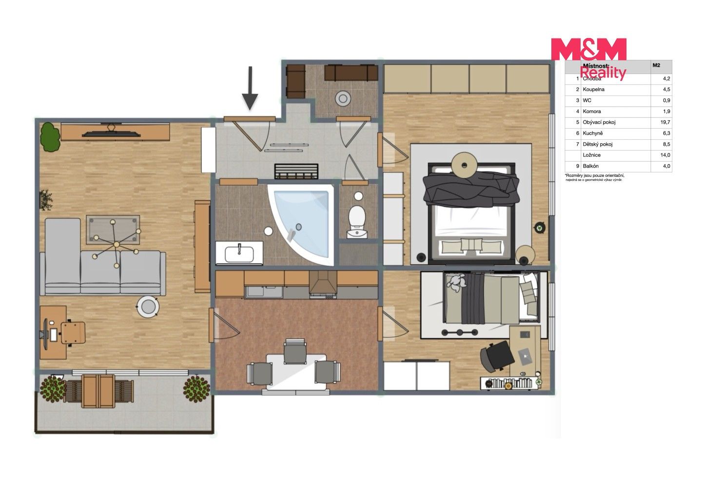 Prodej bytu 3+1 63 m² - foto 25