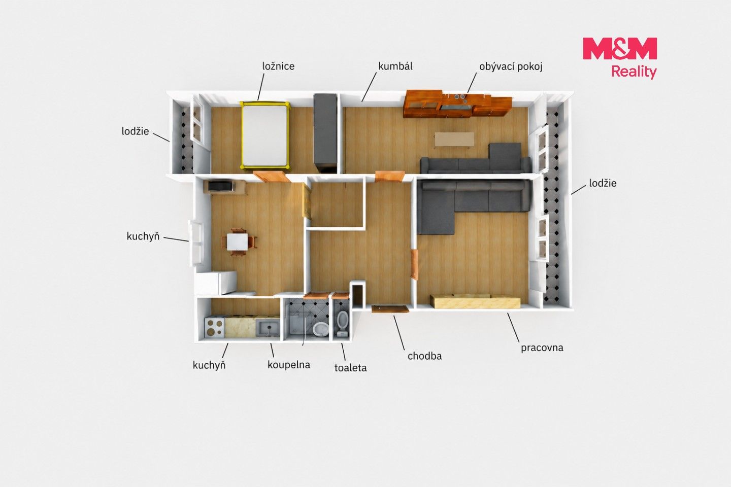 Prodej bytu 3+1 76 m² - foto 9