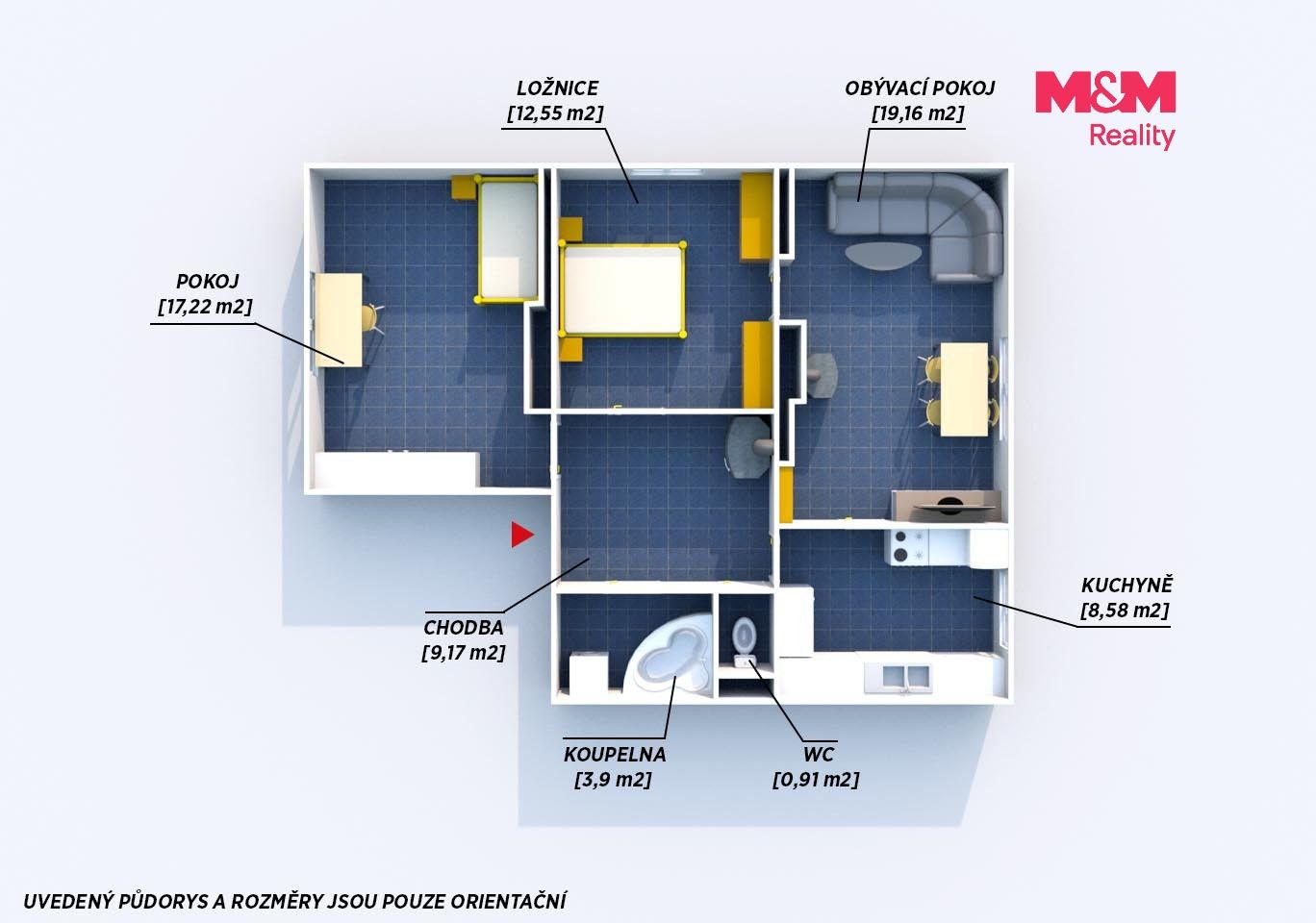 Prodej bytu 3+1 74 m² - foto 17