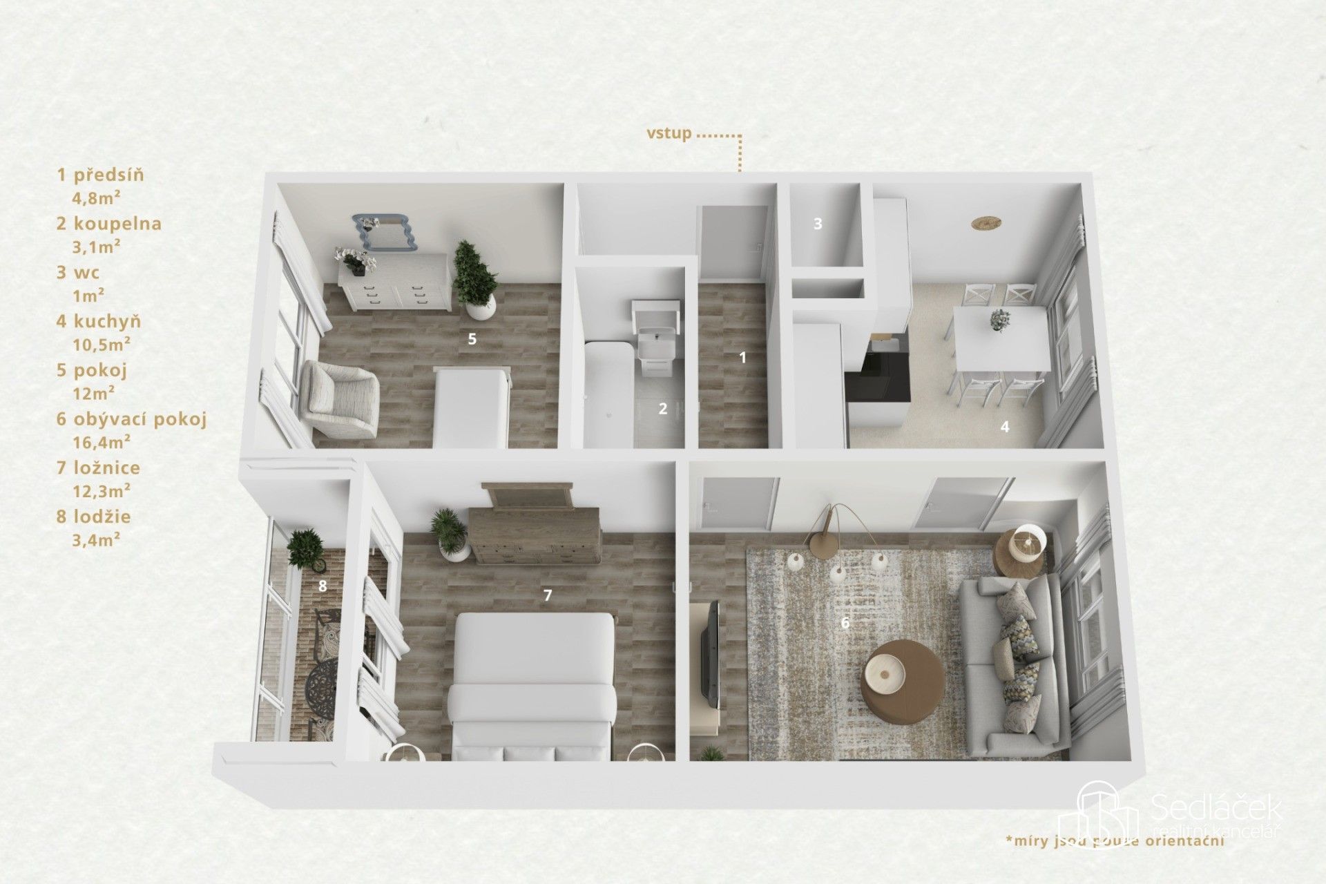 Prodej bytu 3+1 63 m² - foto 24