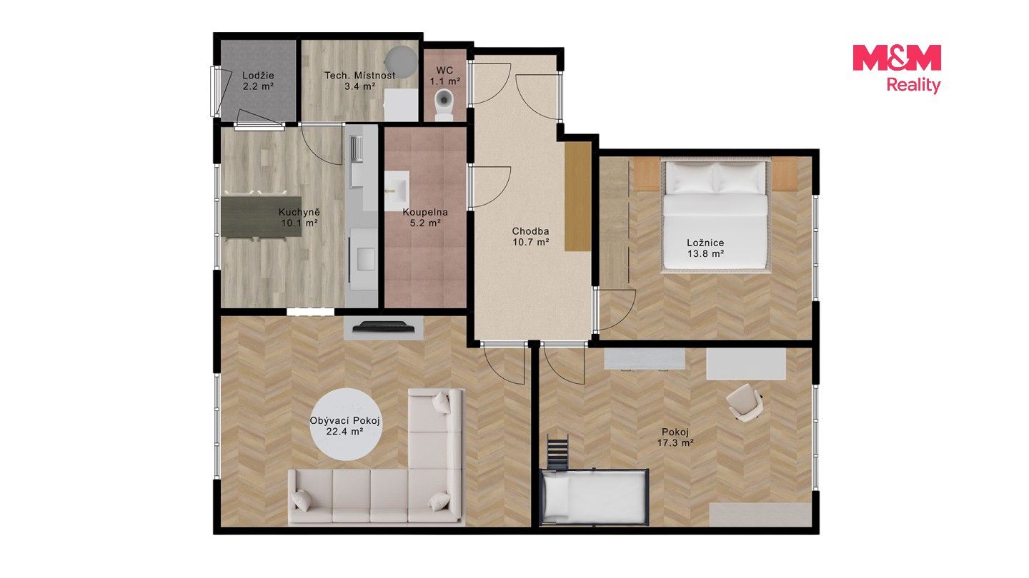 Prodej bytu 3+1 84 m² - foto 21