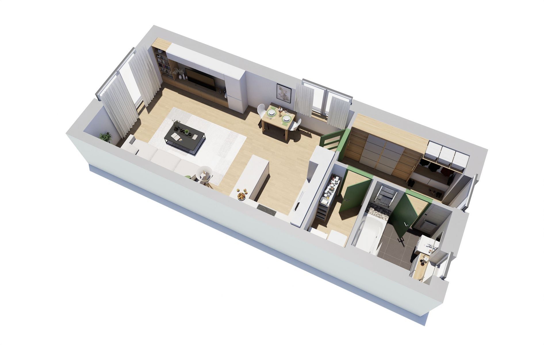 Prodej bytu 1+kk 48 m² - foto 6