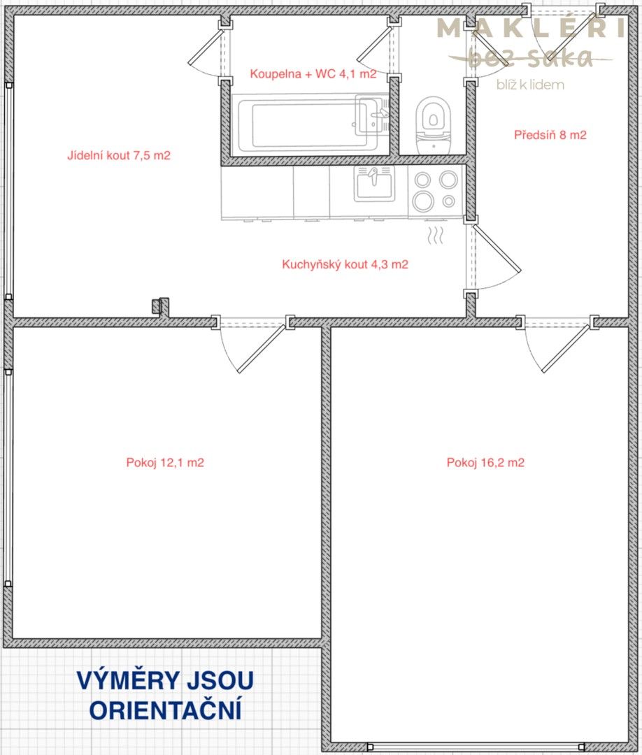 Prodej bytu 2+1 54 m² - foto 18