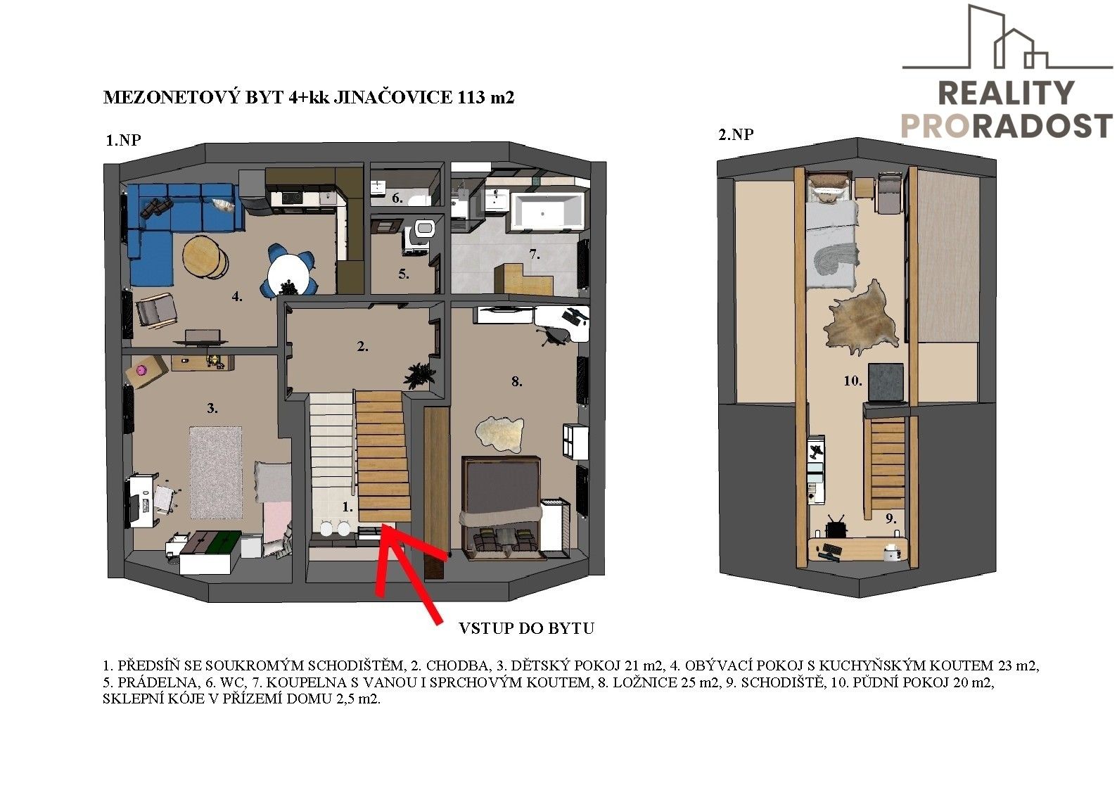 Prodej bytu 4+kk 113 m² - foto 3