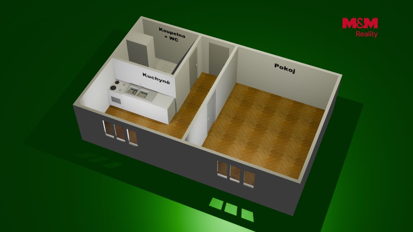 Prodej bytu 1+1 36 m² - foto 3