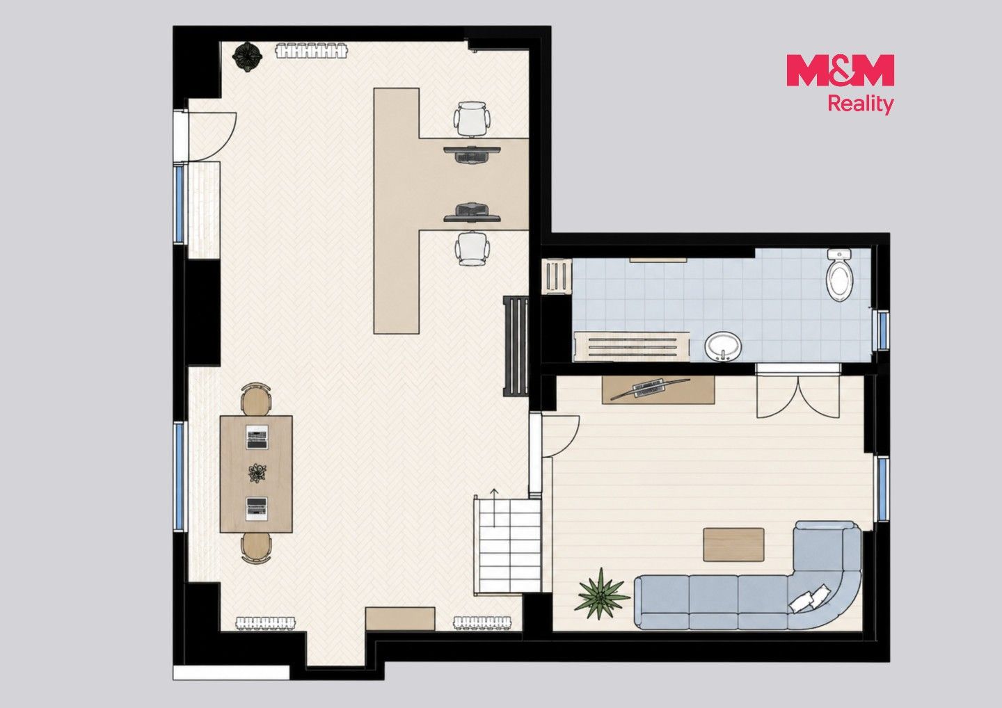 Pronájem komerčního prostoru 61 m² - foto 10