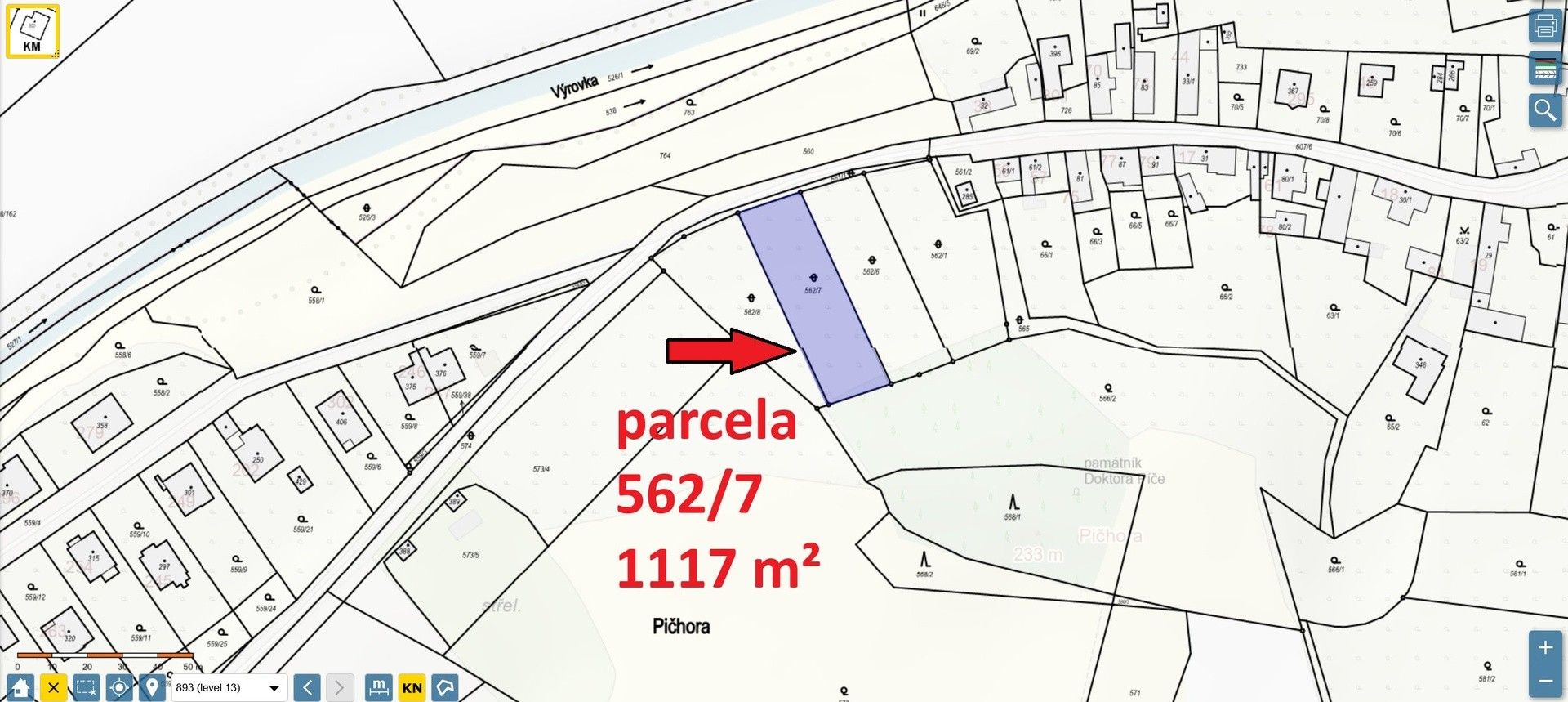 Prodej pozemku 1117 m² - foto 12
