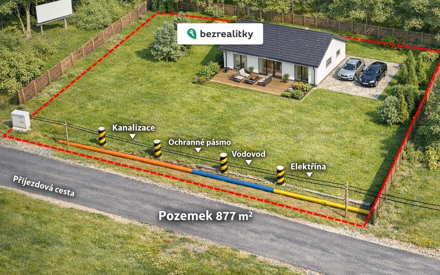 Prodej pozemku 877 m² - foto 4