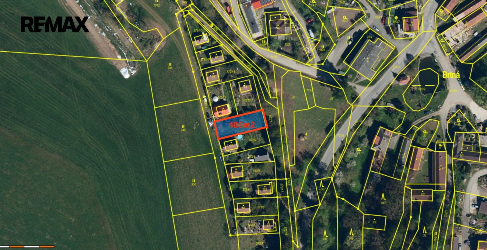 Prodej pozemku 405 m² - foto 1