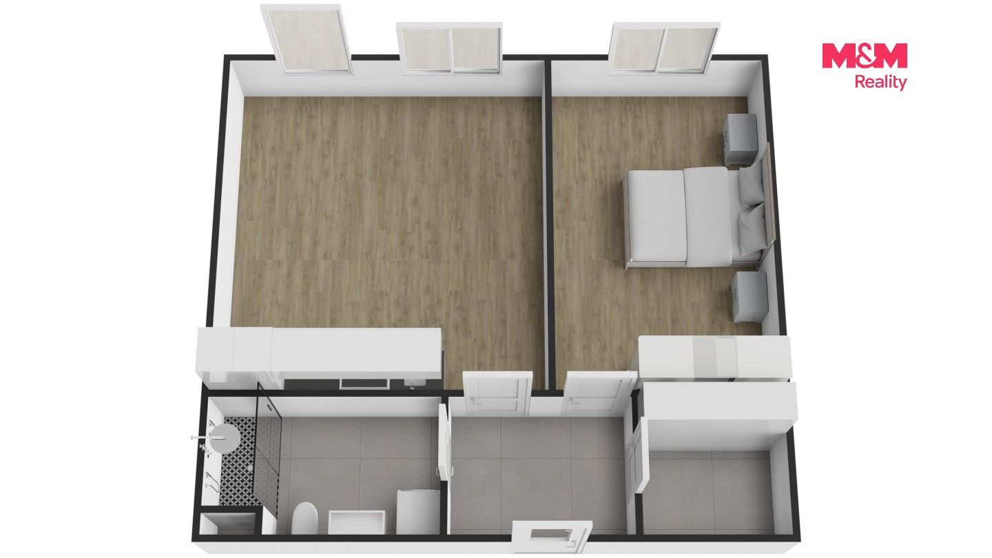 Pronájem bytu 2+kk 54 m² - foto 9