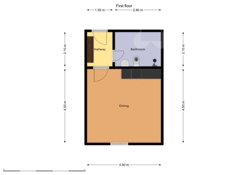 Pronájem bytu 1+kk 31 m² - foto 8