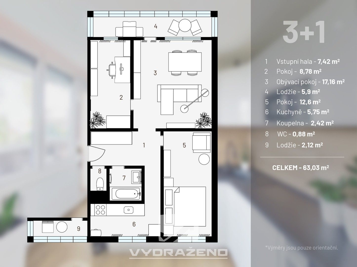 Prodej bytu 3+1 55 m² - foto 20