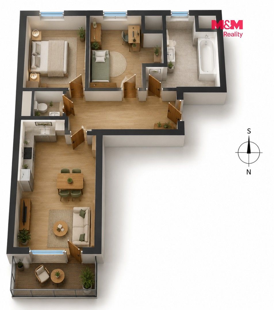 Prodej bytu 3+kk 68 m² - foto 17
