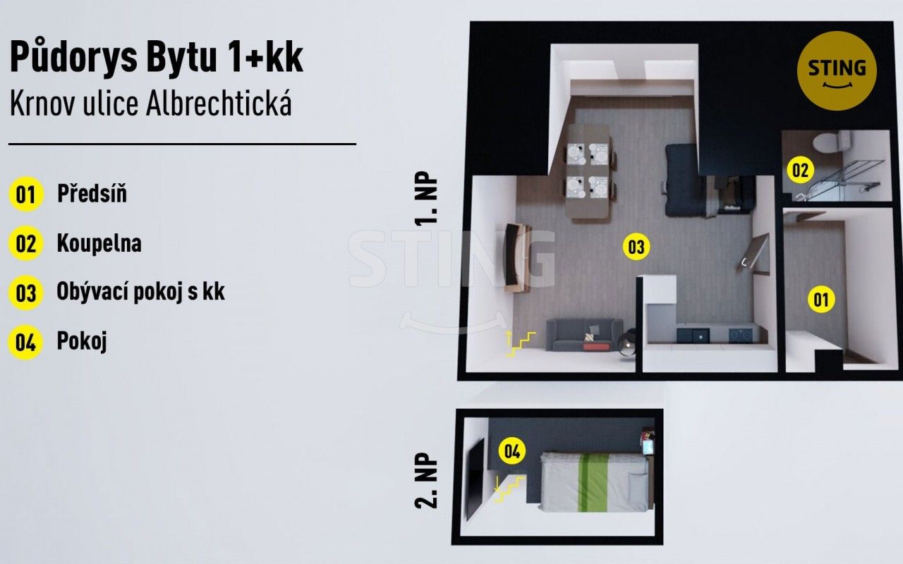 Prodej bytu 1+kk 46 m² - foto 14