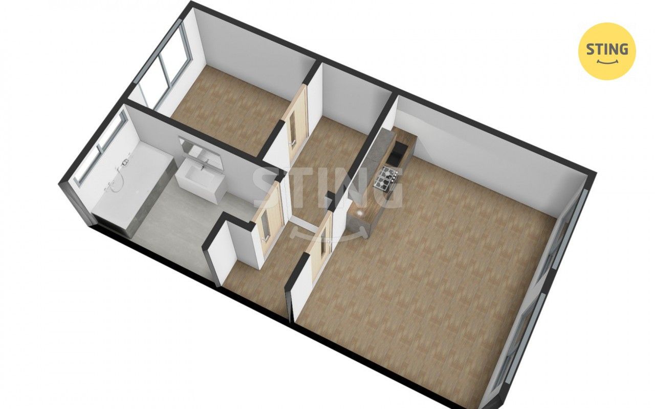 Prodej bytu 2+kk 49 m² - foto 3