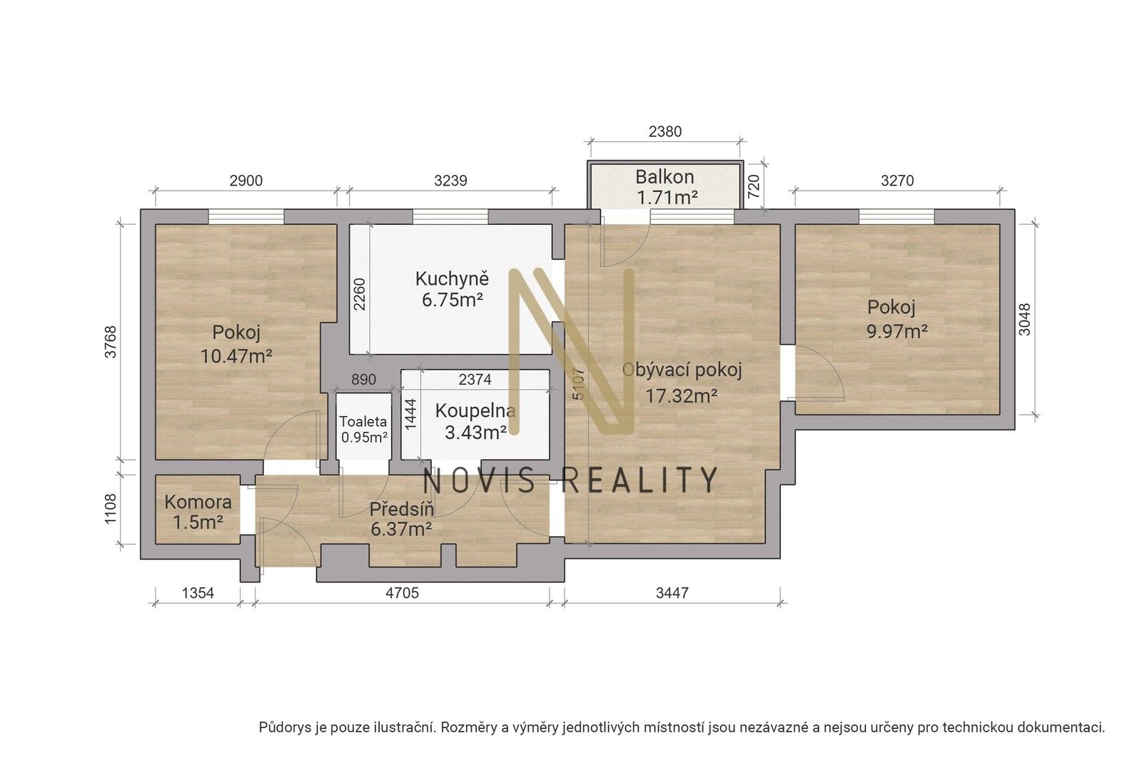 Prodej bytu 3+1 69 m² - foto 18