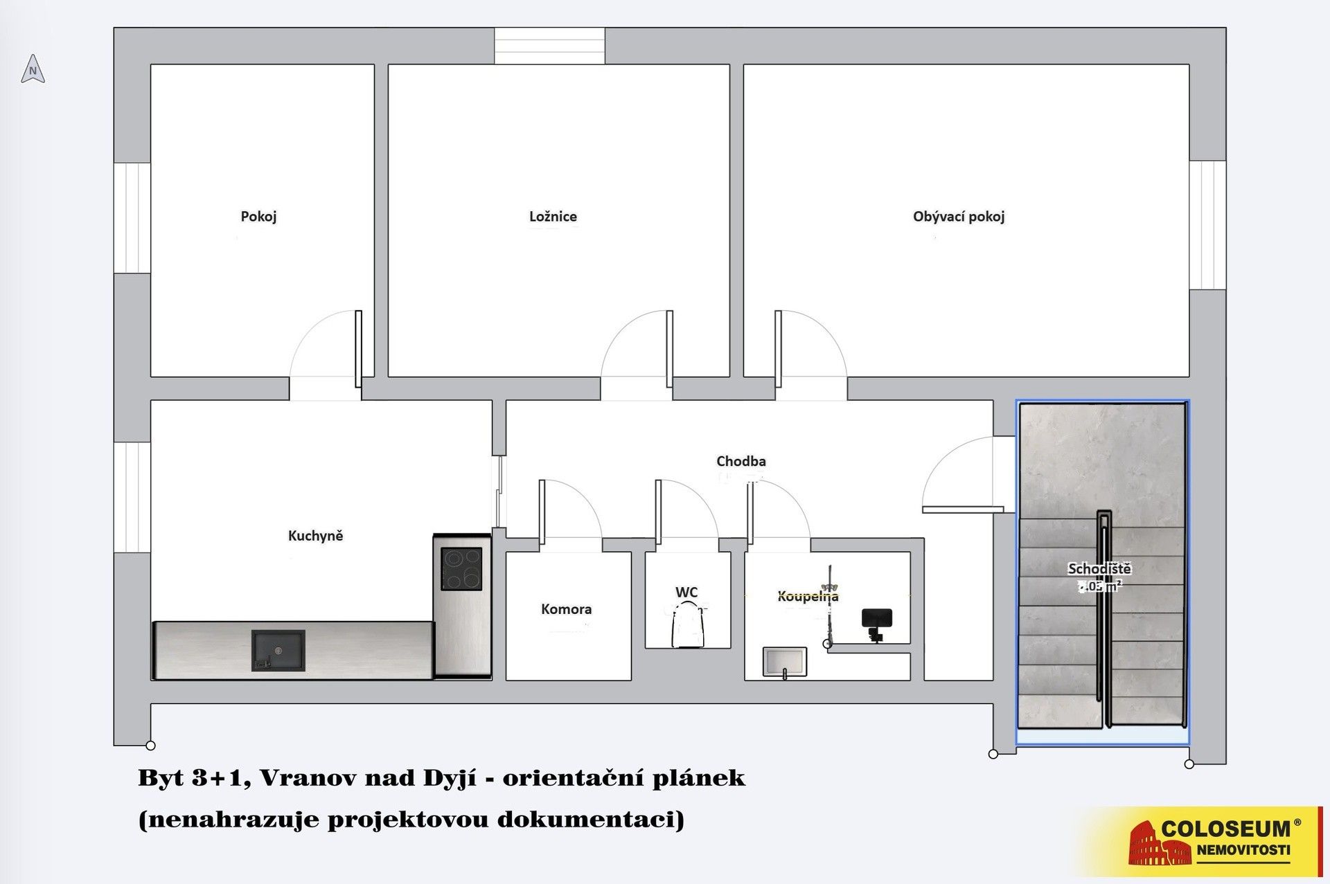 Prodej bytu 3+1 65 m² - foto 5