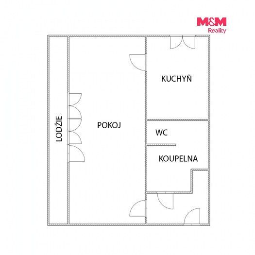 Pronájem bytu 1+1 42 m² - foto 7