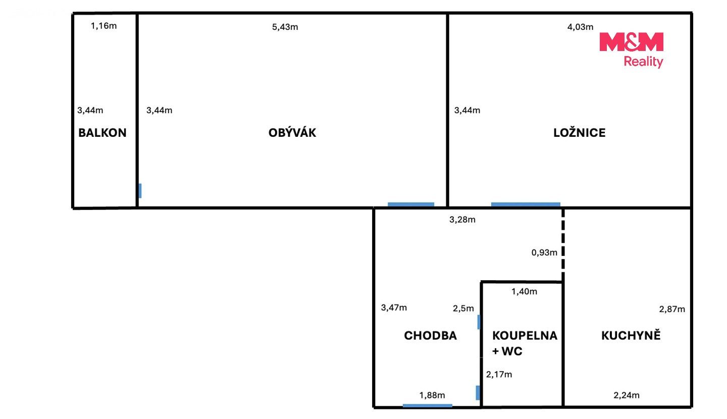 Prodej bytu 2+1 53 m² - foto 13