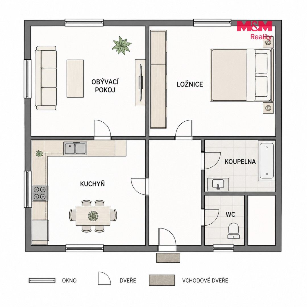 Pronájem bytu 2+1 72 m² - foto 9