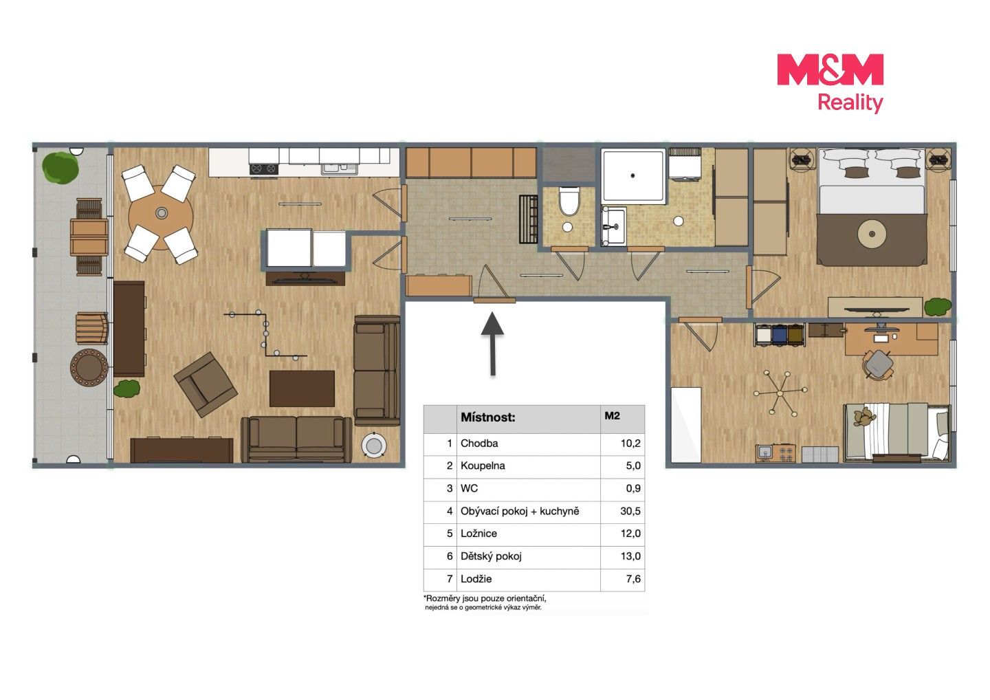 Prodej bytu 3+1 73 m² - foto 5