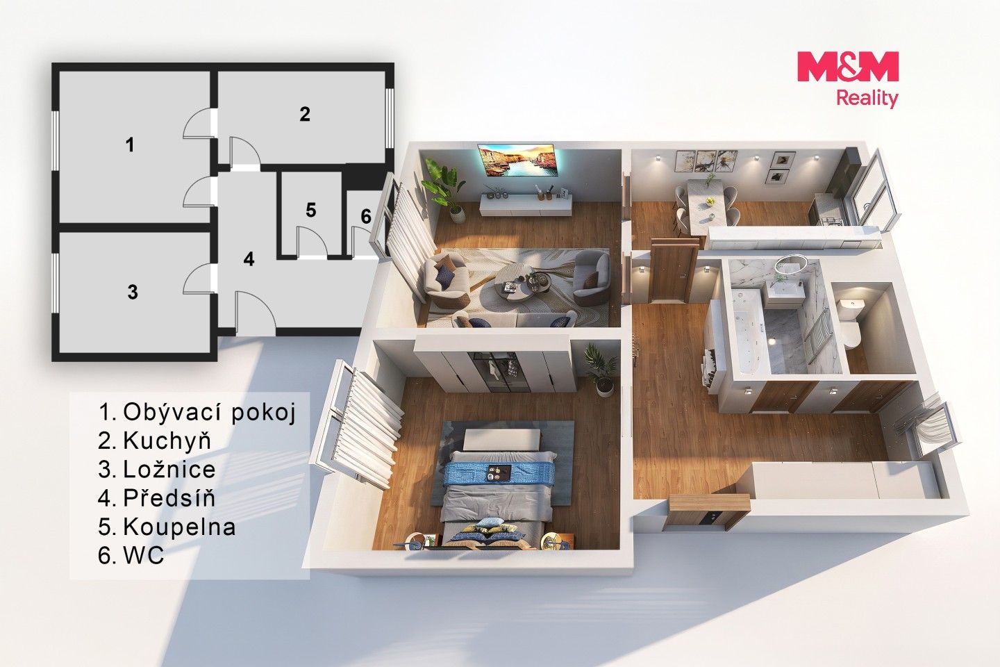 Prodej bytu 2+1 56 m² - foto 16