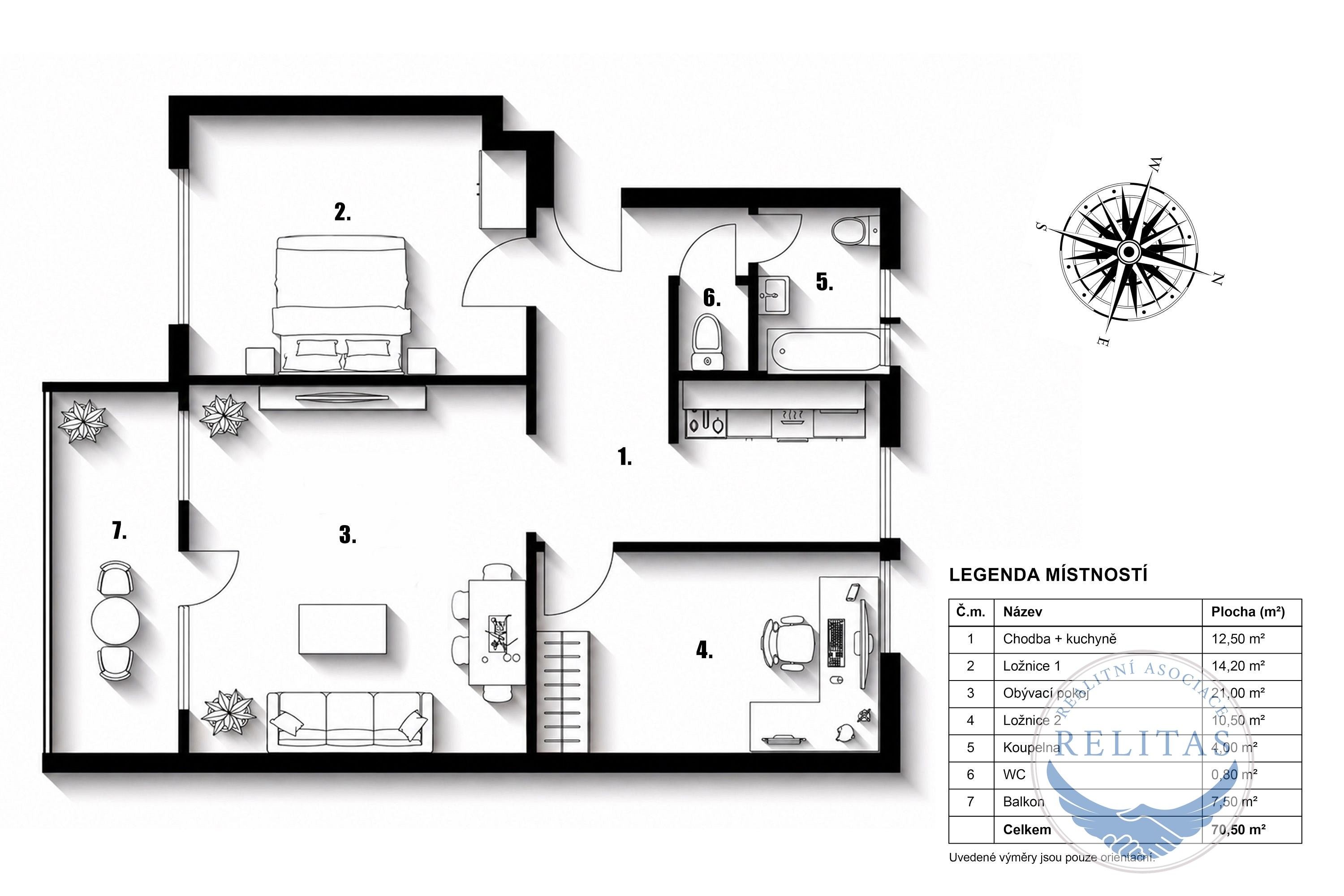 Prodej bytu 3+1 63 m² - foto 17